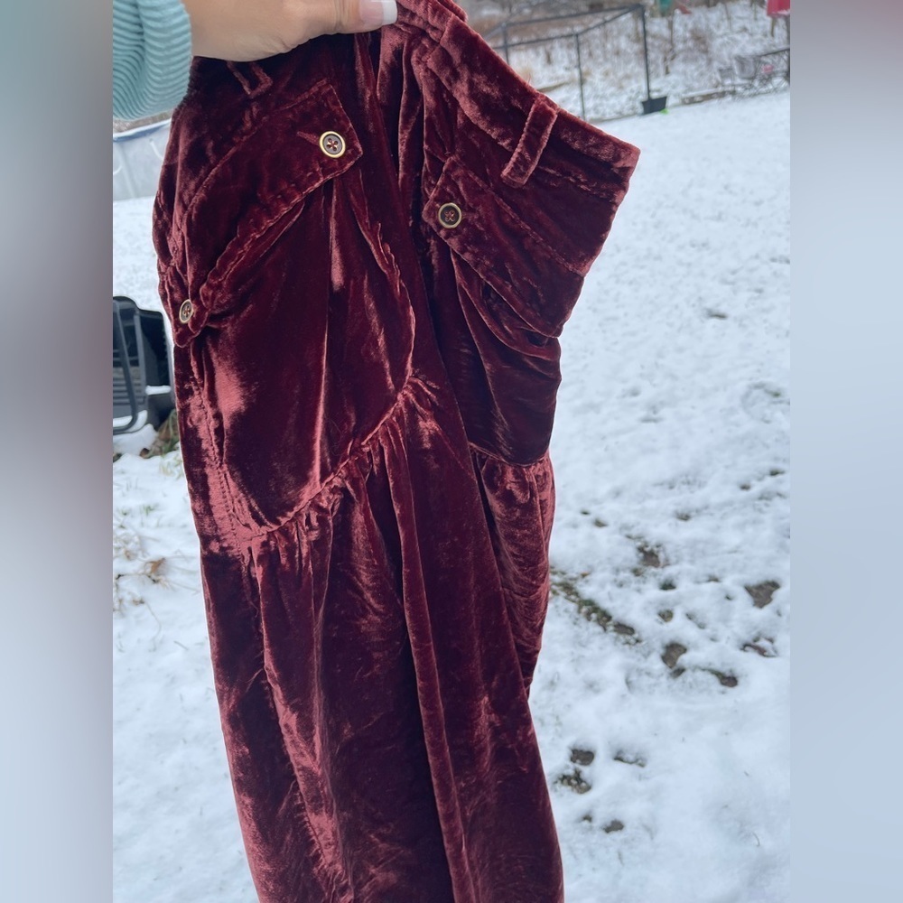 We the Free Lotus Velvet Garnet balloon pants women’s size 28 We the free - Picture 6 of 17